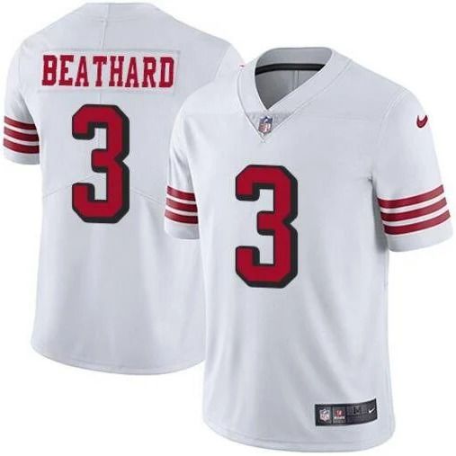 Men San Francisco 49ers #3 C.J. Beathard Nike White Color Rush Limited NFL Jersey->san francisco 49ers->NFL Jersey